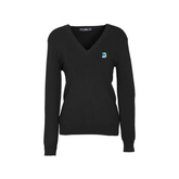 COPL Womens V-Neck Knit Pullover
